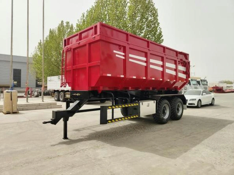Center-Cylinder Rear-Dump Drawbar Trailer